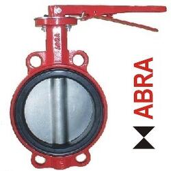 Затвор поворотный межфланцевый ABRA-BUV-VF866D250H Ду250 Ру16 с рукояткой