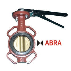 Затвор поворотный межфланцевый ABRA-BUV-VF843D250H Ду250 Ру16 с рукояткой