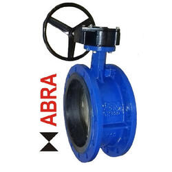 Затвор поворотный фланцевый ABRA-BUV-FL226D100G Ду100 Ру10/16 с редуктором