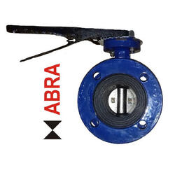Затвор поворотный фланцевый ABRA-BUV-FL226D250H Ду250 Ру10 с рукояткой